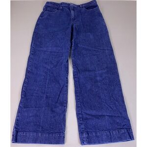 Universal Thread Wide Leg Flare Jeans in Blue